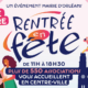 Bannière de Rentrée en fête 2026, dimanche 6 septembre 2026 de 11h à 18h30 en centre-ville d’Orléans
